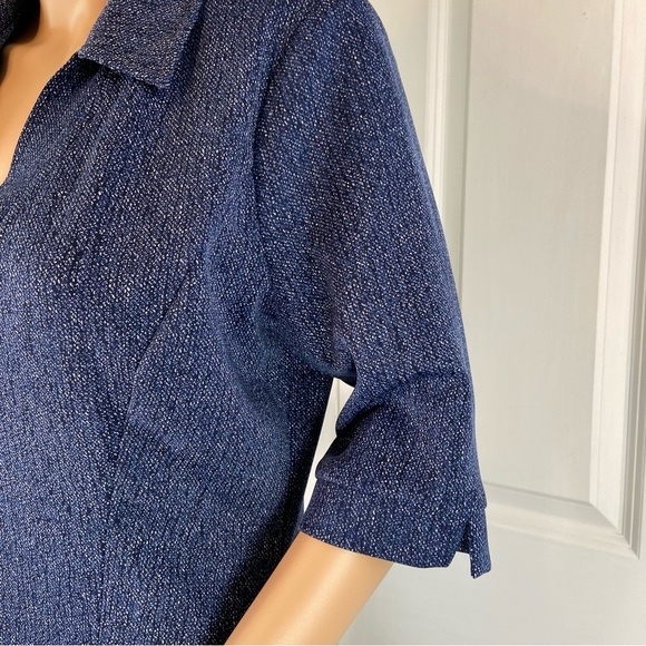 White House Black Market Denim Vintage Dress - Picture 6 of 16